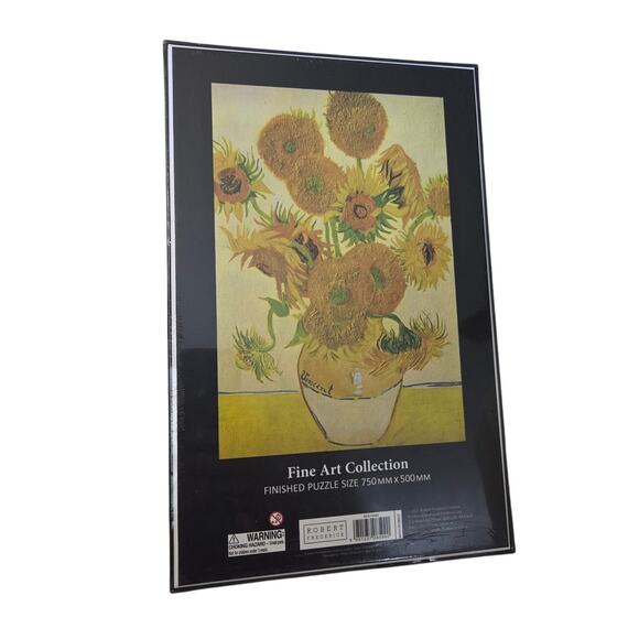 NEW Sealed Fine Art Collection Vincent Van Gogh Sunflowers Puzzle 1000 Pcs - Picture 4 of 6